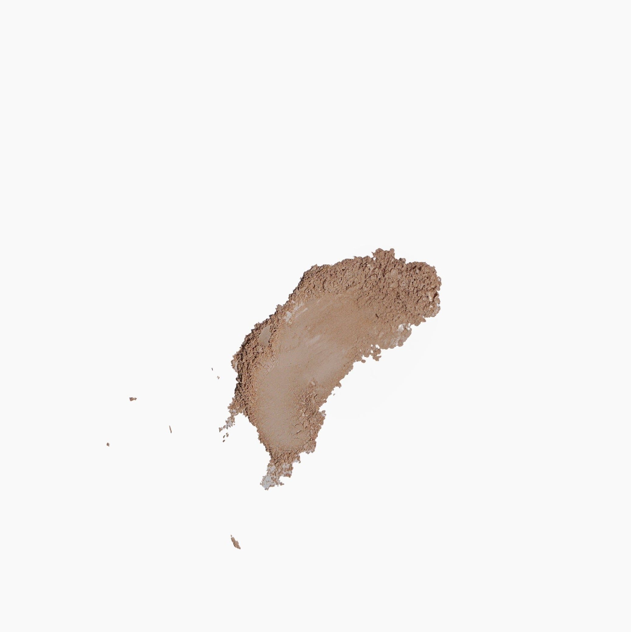 smeared texture of a Blonde compact powder minreal foundation on a surface