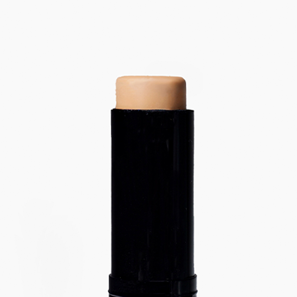 a foundation stick of pla essentials almond color