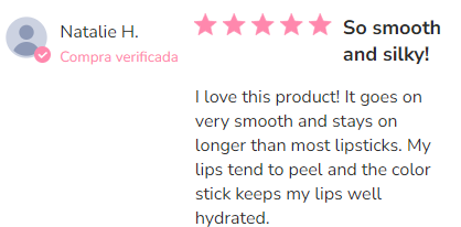 Customer review of the Color Stick product by Pla essentials